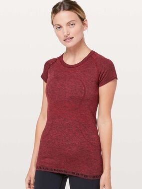 Lululemon Swiftly Tech Short Sleeve Crew *20Y Collection Size 8